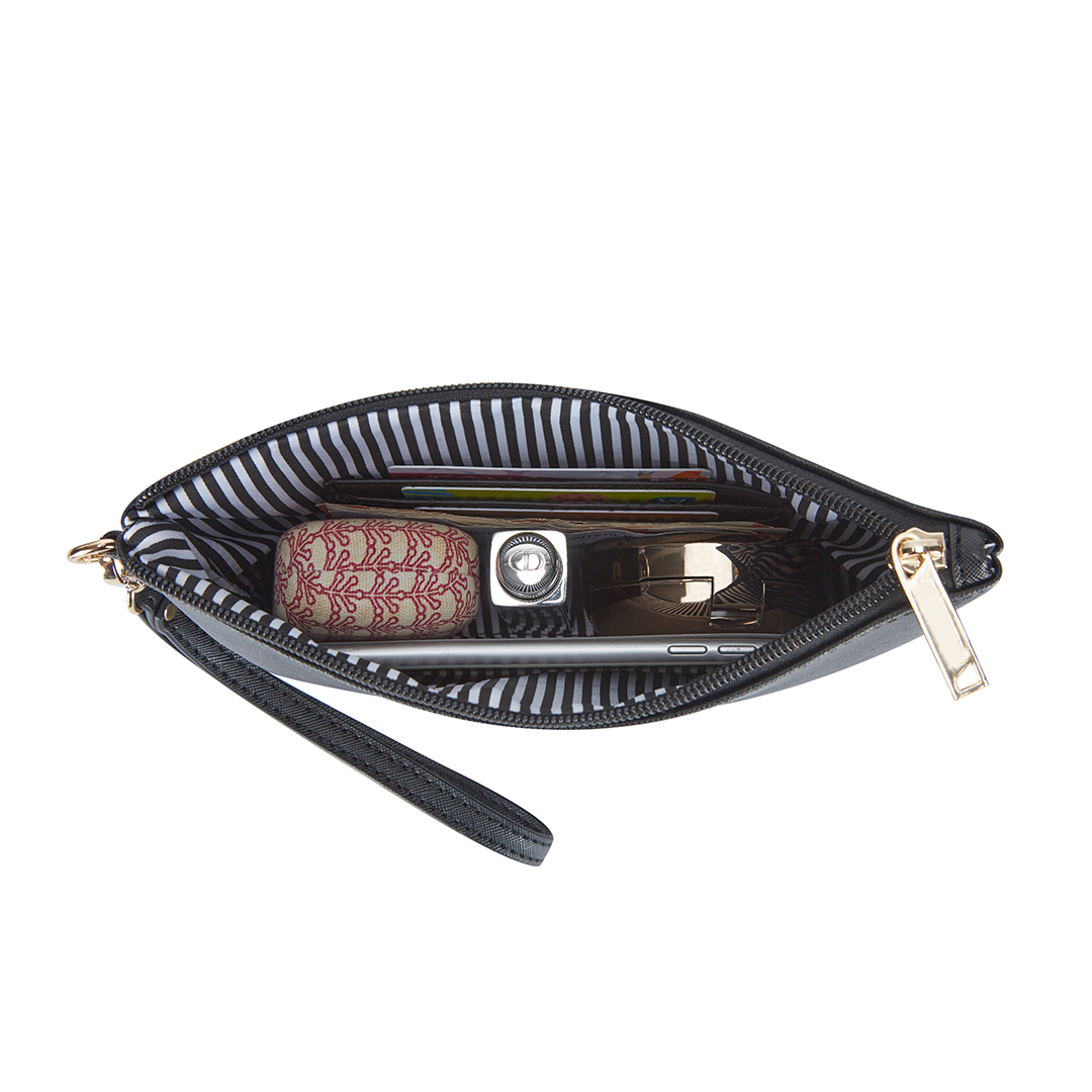 Saffiano Leather Tote - Brown