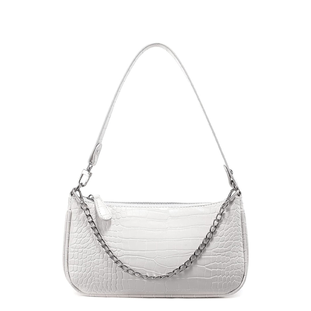 Classic Croco Shoulder Bag