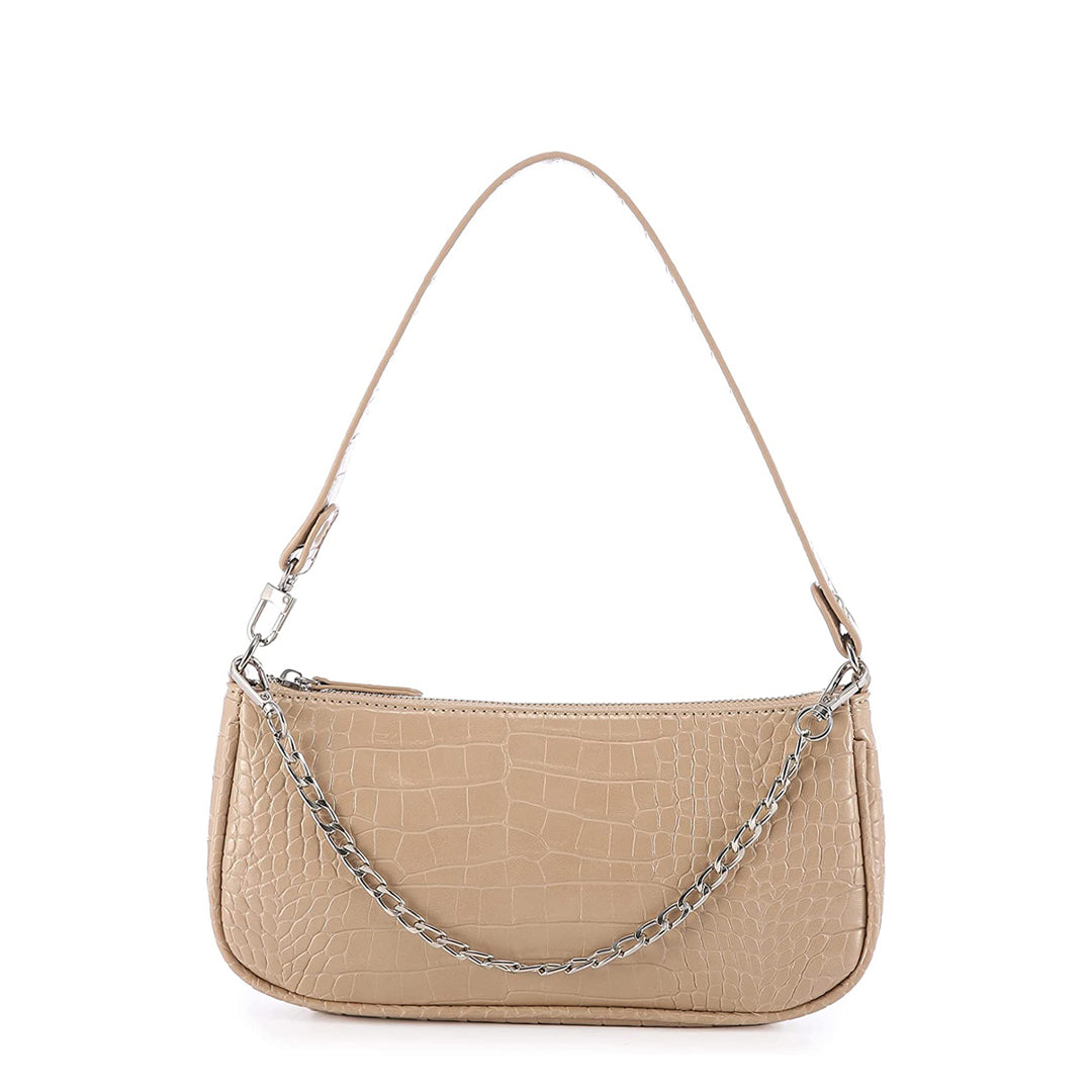 Classic Croco Shoulder Bag
