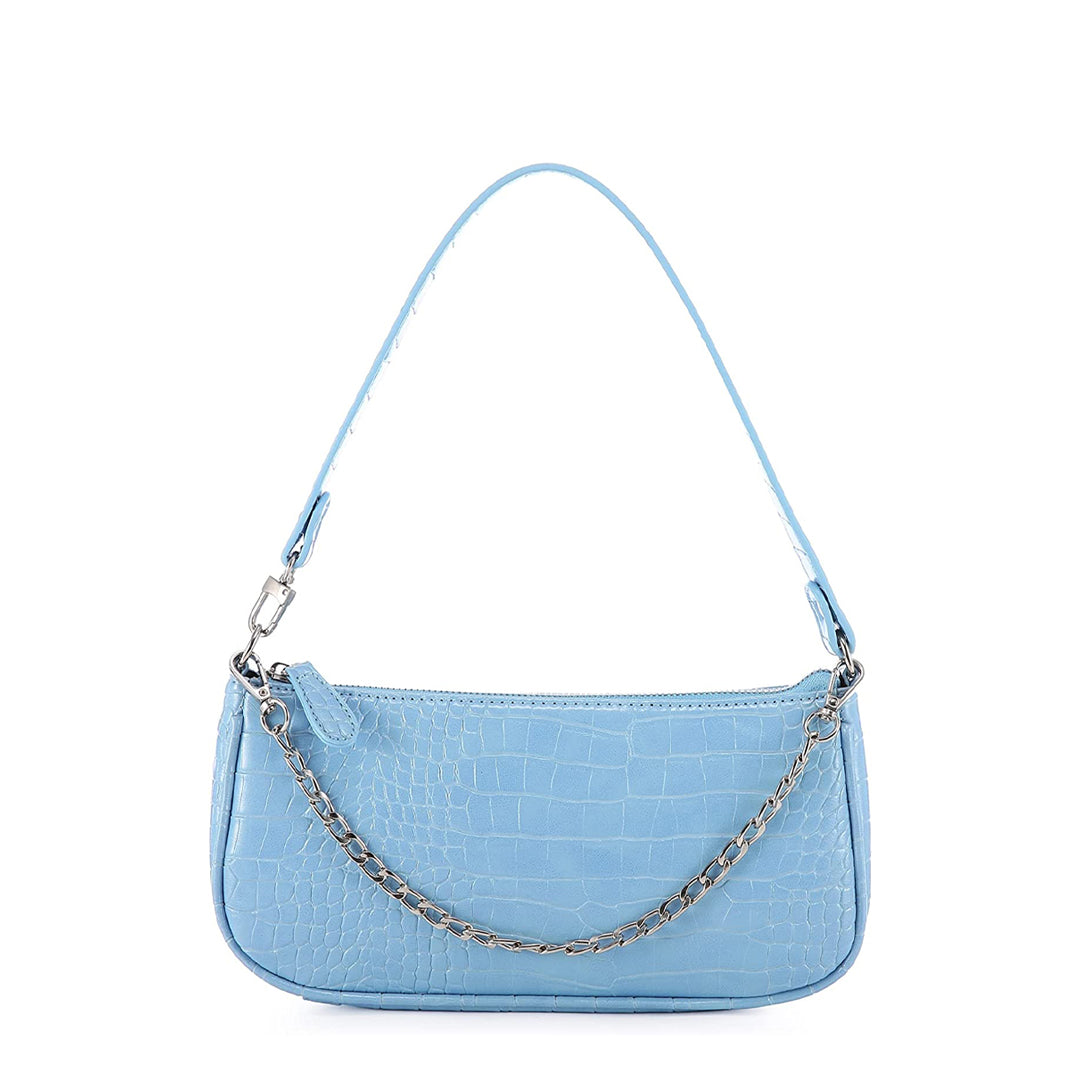 Classic Croco Shoulder Bag