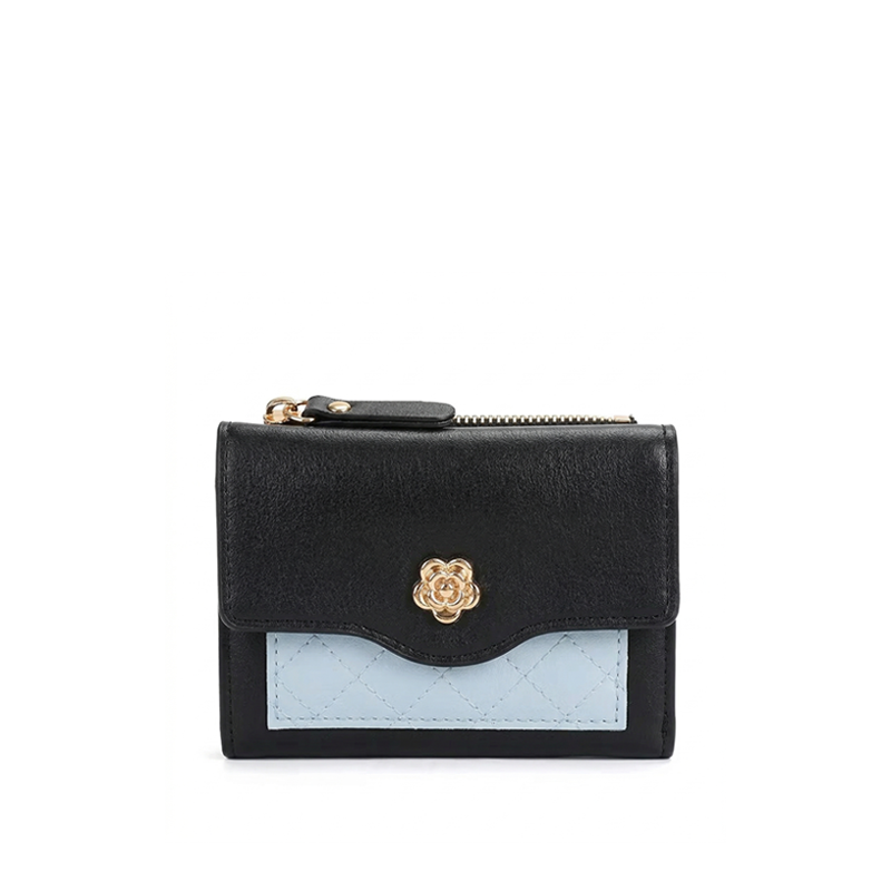 Floral Clasp Wallet
