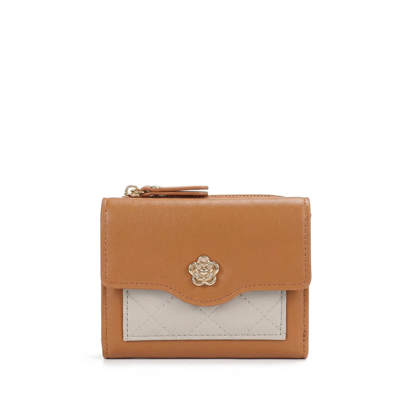 Floral Clasp Wallet