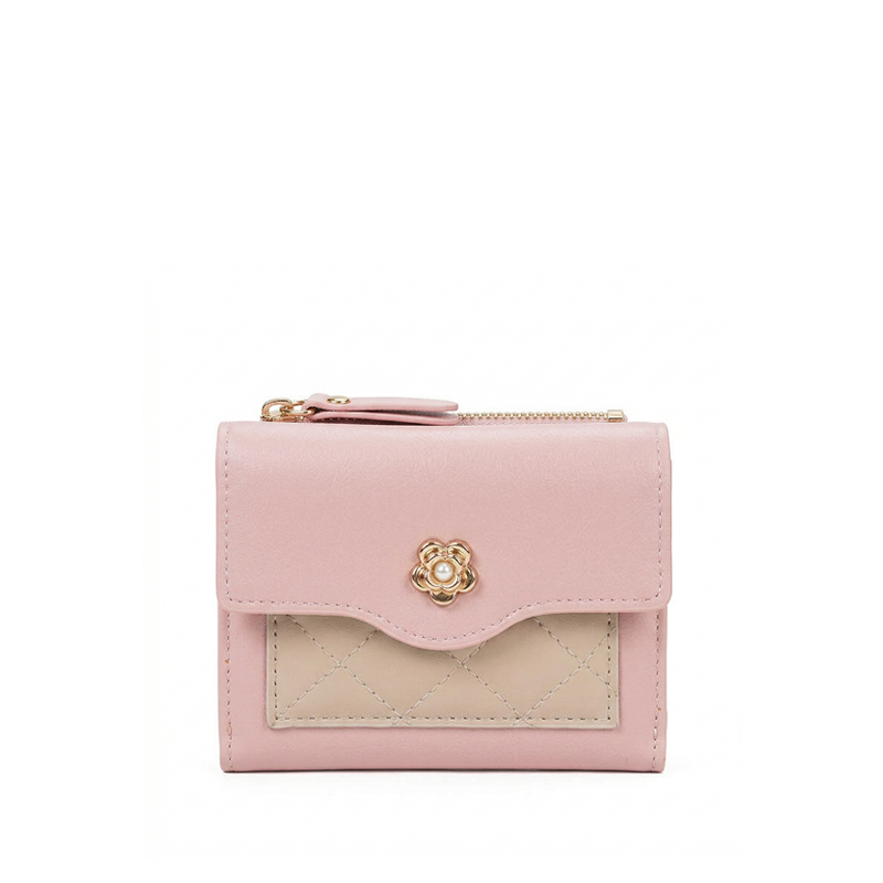 Floral Clasp Wallet