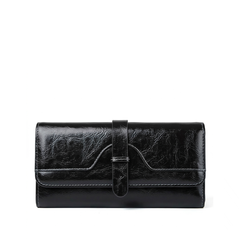 Leather Flap Wallet