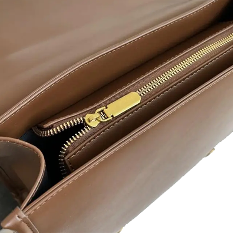 Suede Leather Mini Satchel