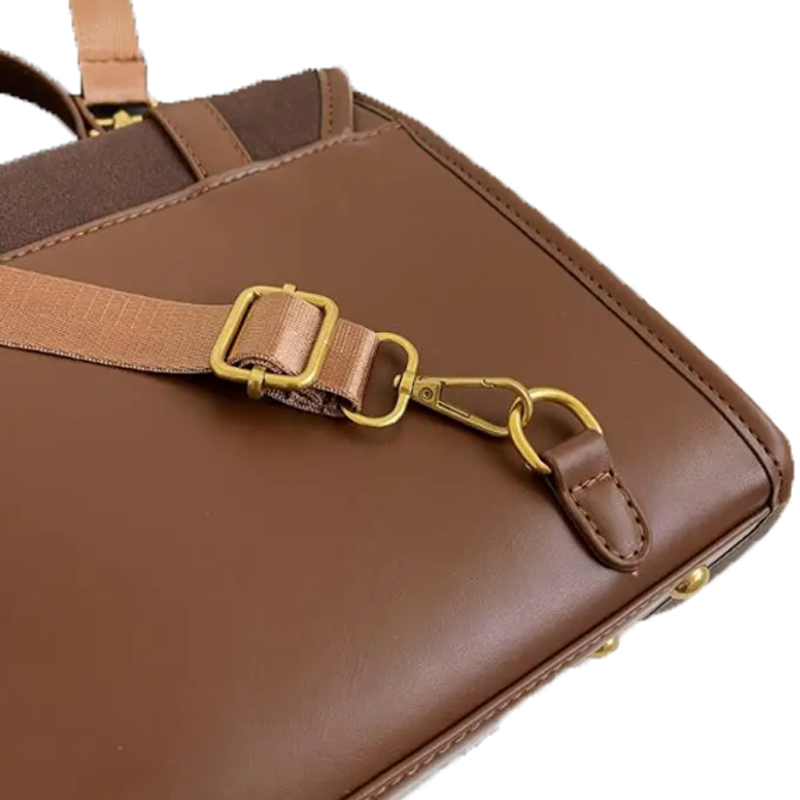 Suede Leather Mini Satchel