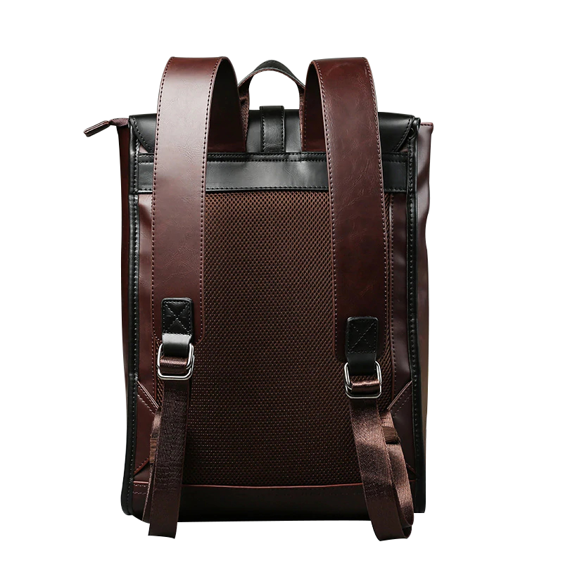 Classic Leather Laptop Backpack