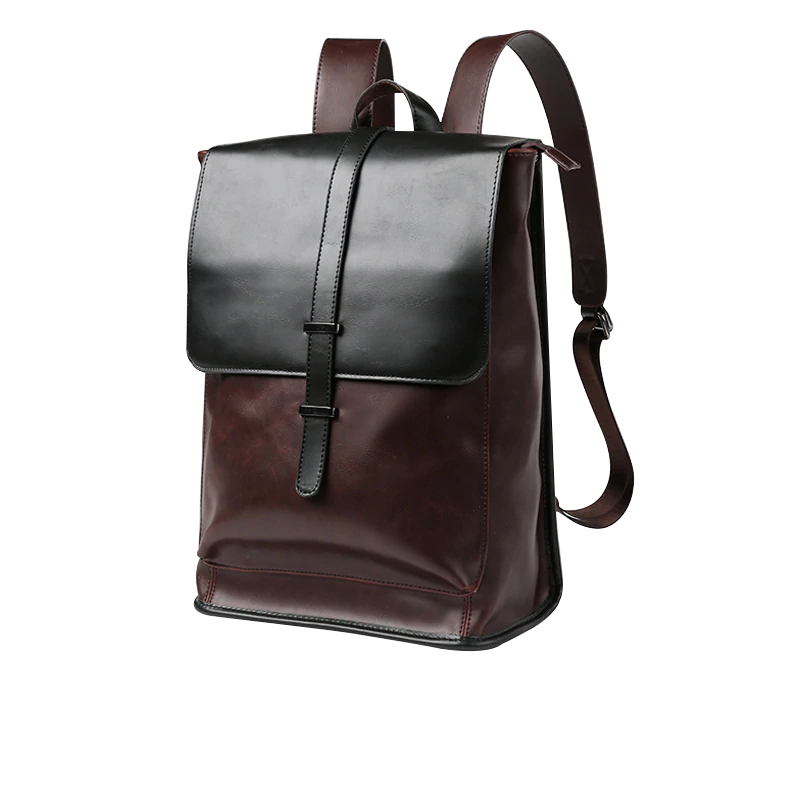 Classic Leather Laptop Backpack
