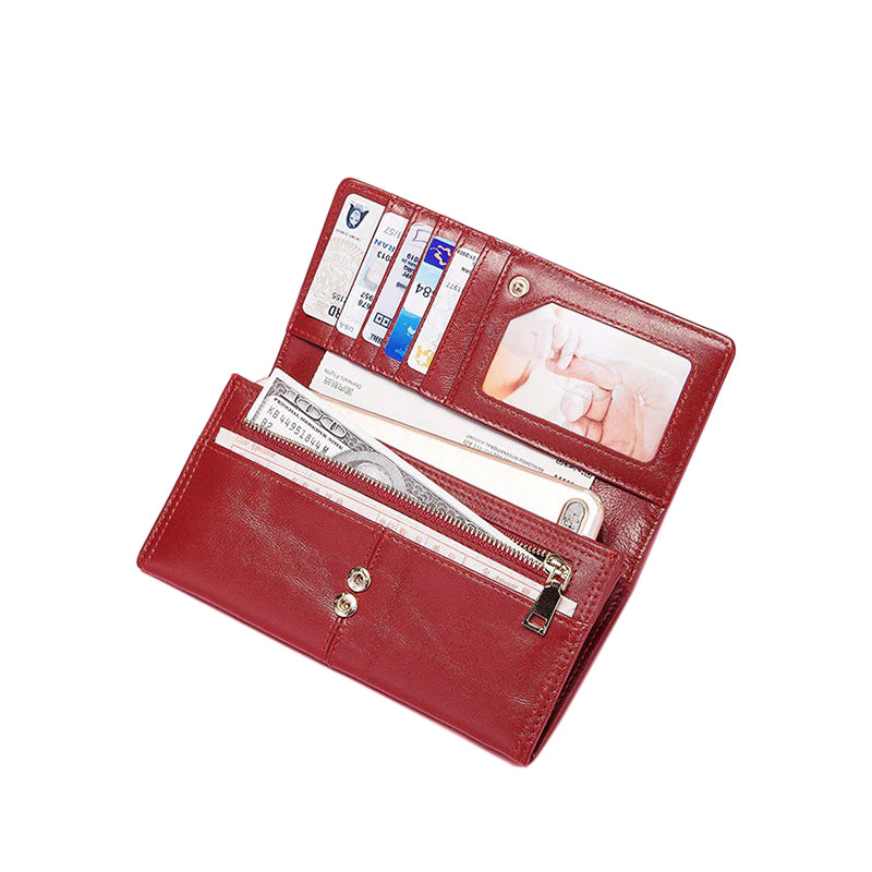 Trifold Leather Wallet