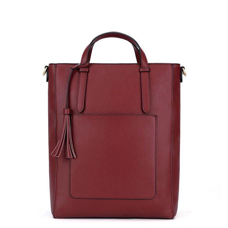 Vintage Tassel Tote Backpack
