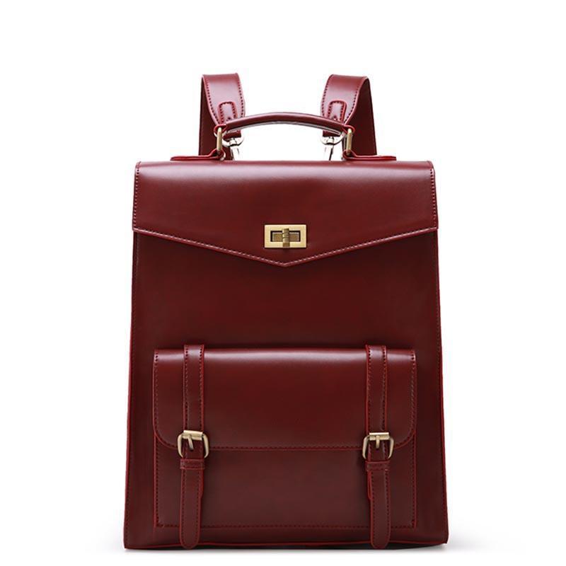 Dual Flap Vintage Backpack