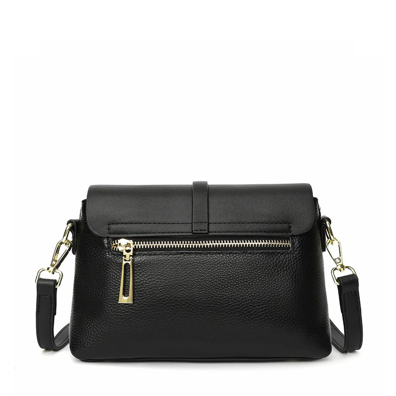 Leather Flap Crossbody Bag