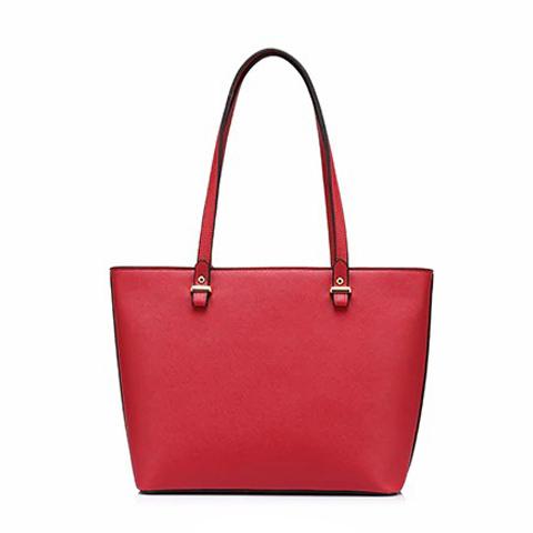 Solid Leather Tote Combo