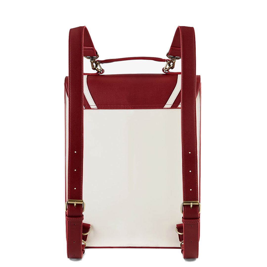 Striped Flap Closure Backpack