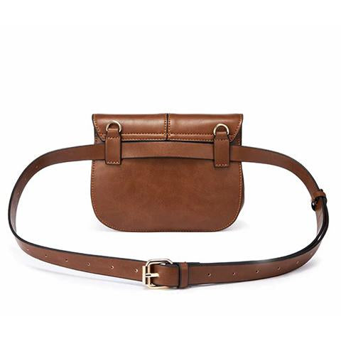 Full Flap Leather Fanny