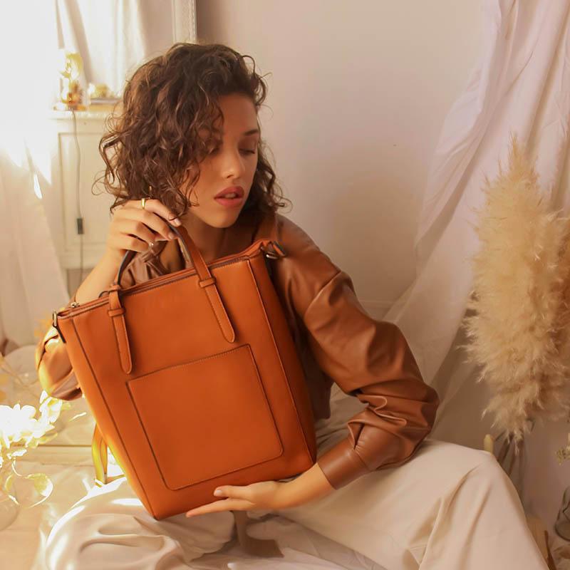 Vintage Tassel Tote Backpack