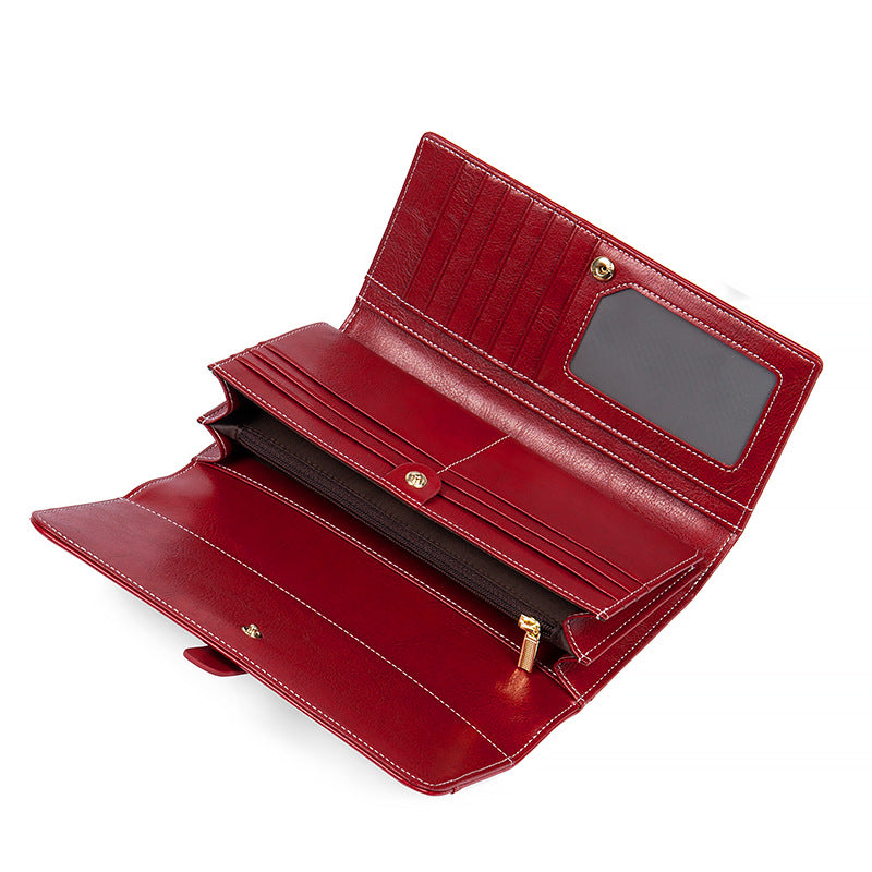 Leather Flap Wallet
