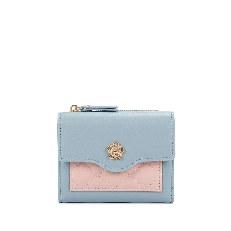 Floral Clasp Wallet