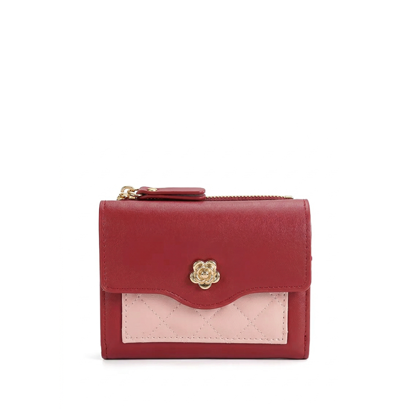 Floral Clasp Wallet
