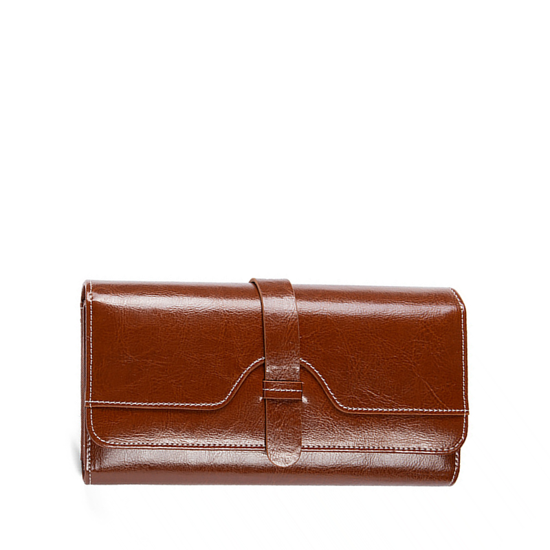 Leather Flap Wallet