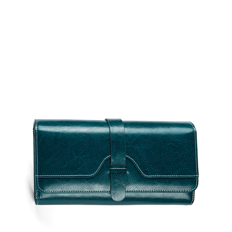 Leather Flap Wallet