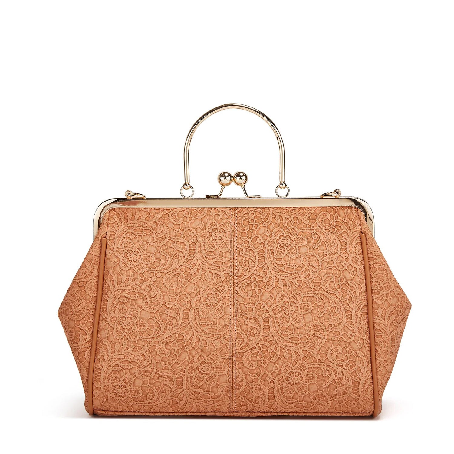 Luna Vintage Clutch - Coral