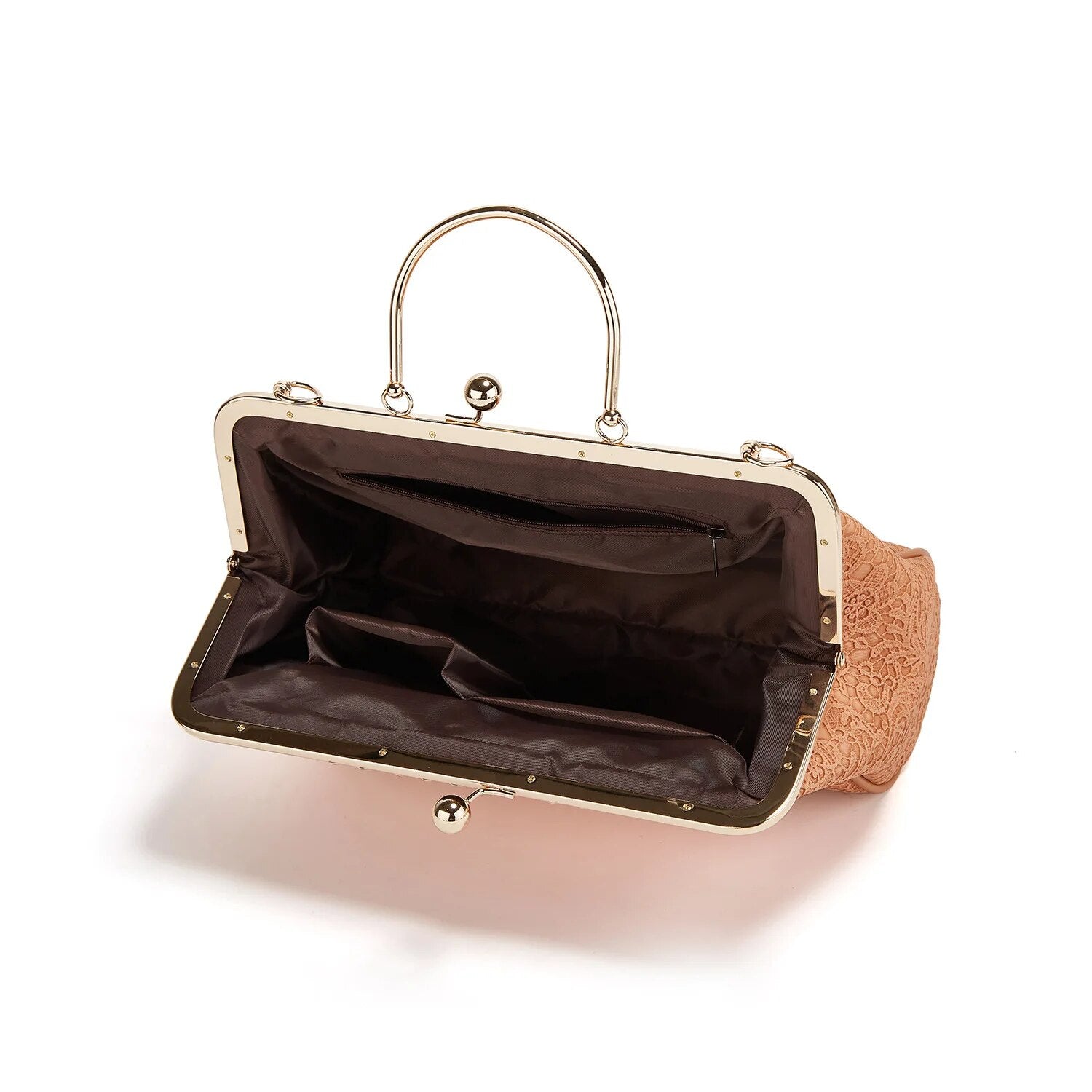 Luna Vintage Clutch - Coral