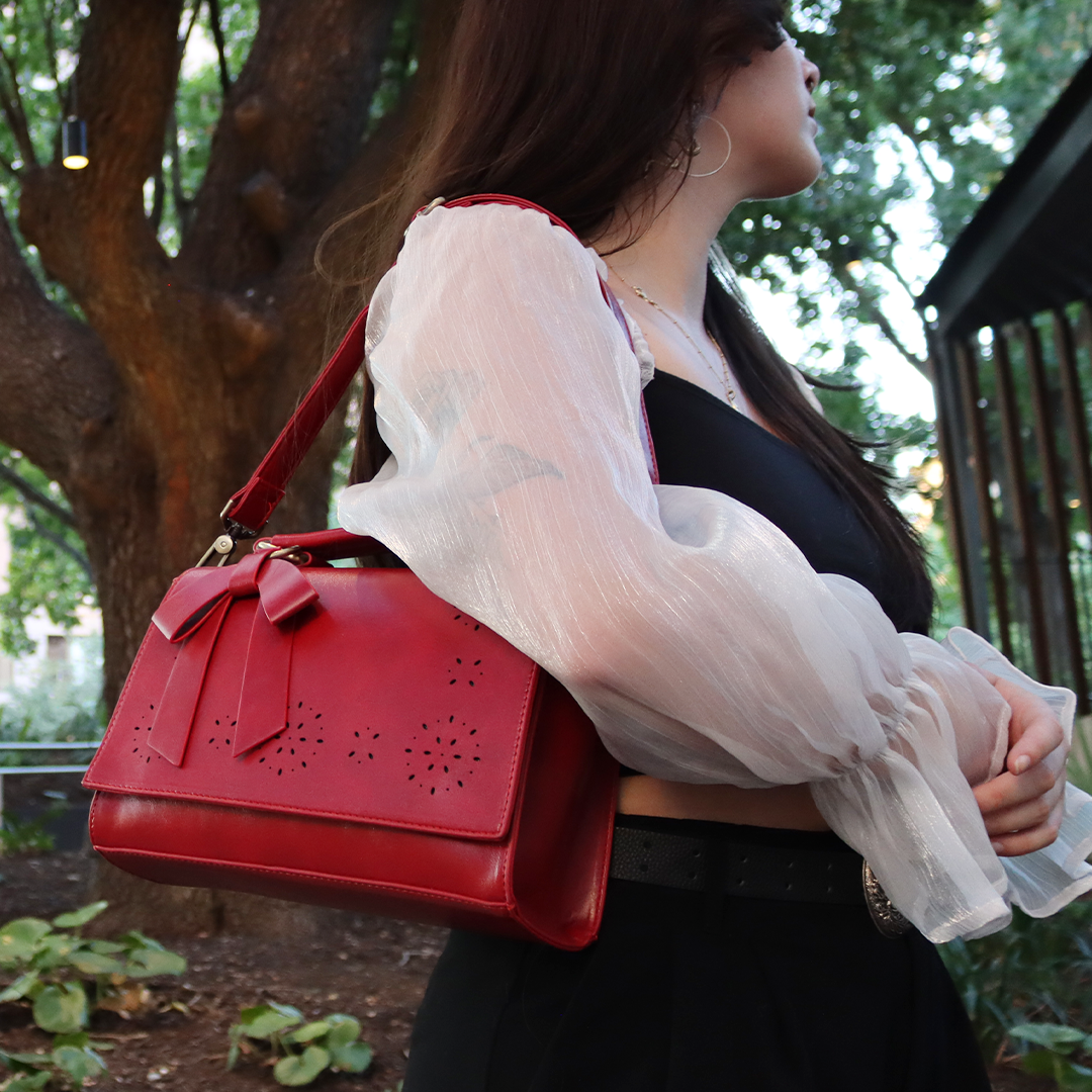Pocketful Purse #color_scarlet