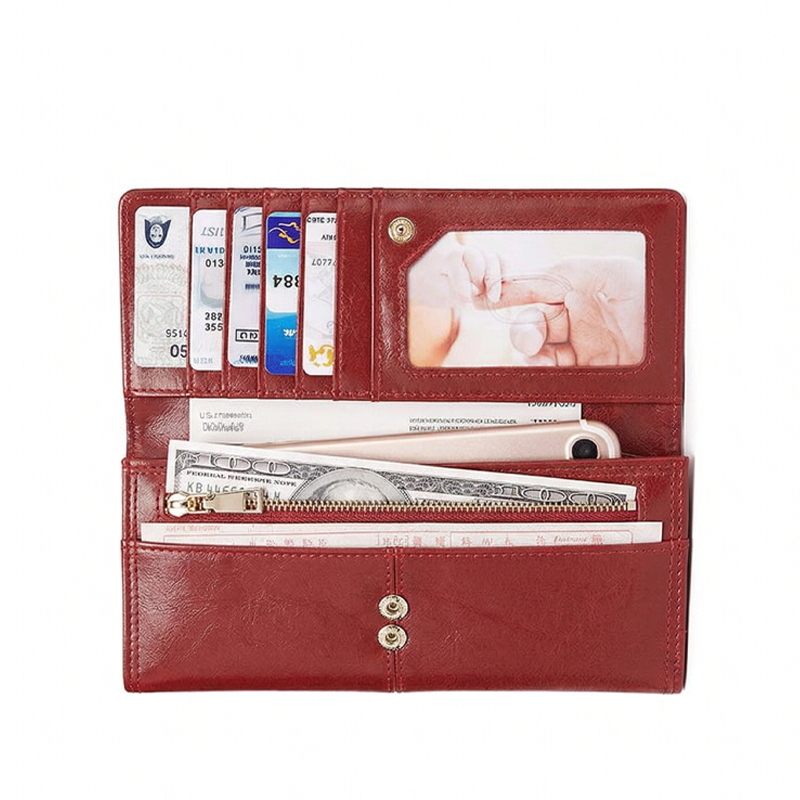 Trifold Leather Wallet