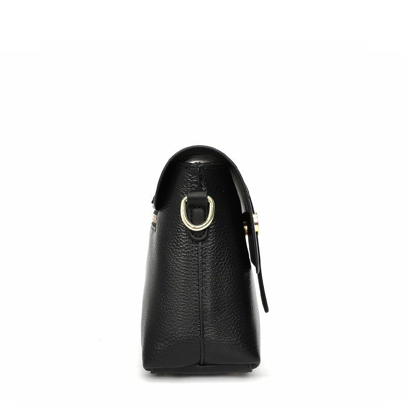 Leather Flap Crossbody Bag