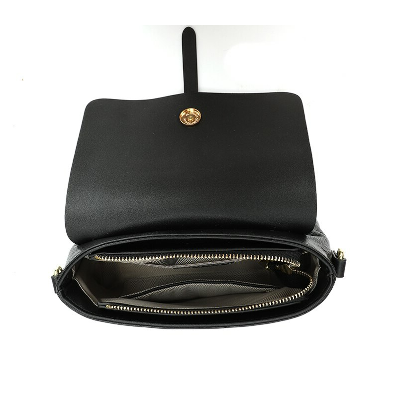 Leather Flap Crossbody Bag