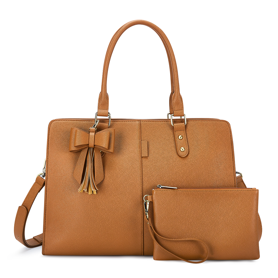 Saffiano Leather Tote