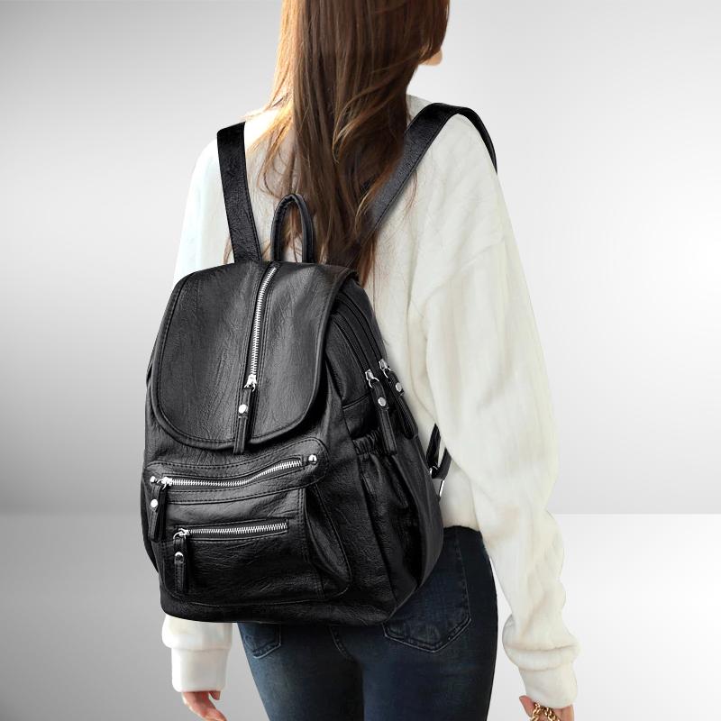 Smoky Leather Backpack