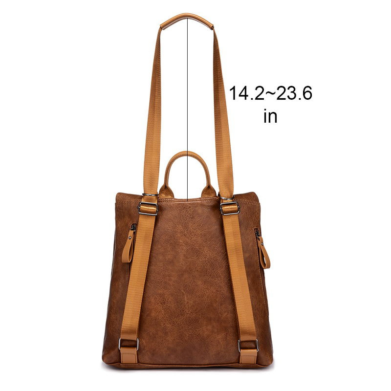 Buy SHANGRI-LA Purse Handbag for Women Canvas Tote Bag Casual Shoulder Bag  School Bag Rucksack Convertible Backpack - Black at Amazon.in